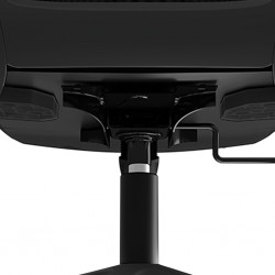 Sally Office Chair Black Frame And Blue Fabric