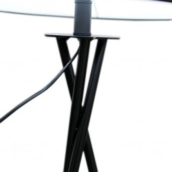Black Ballet Metal Tripod Floor Lamp 46x46x152cm