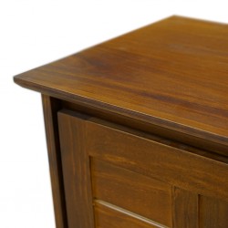 Samantha Night Table Pine Dark Oak