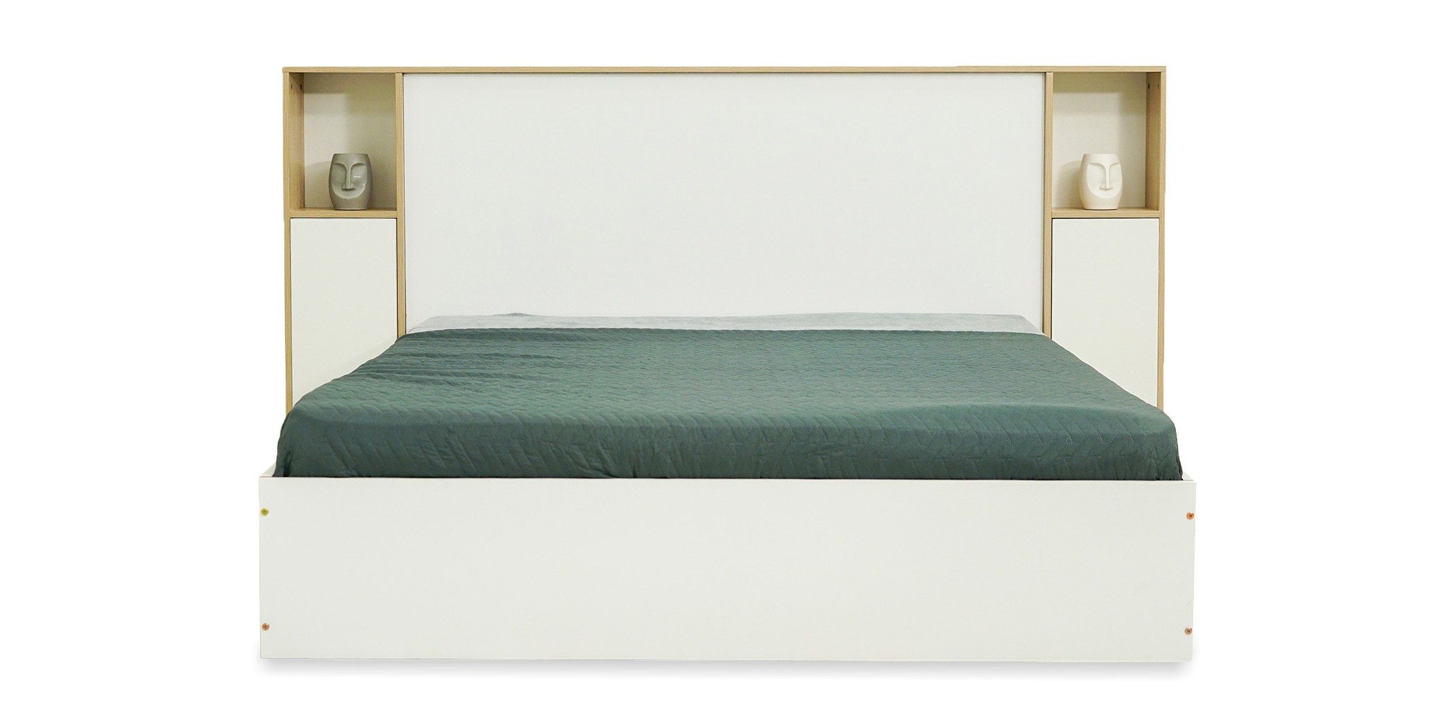 Casablanca Bed 150x200 cm Oak & White