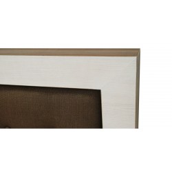 Barcelona Bed 160x200 cm Dark Walnut & White Ash