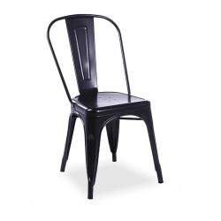 Stacking Chair COUNYC161 Black Metal