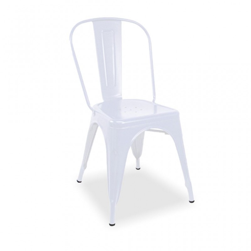 Stacking Chair COUNYC161 White Metal Stacking Chair COUNYC161 White Metal