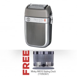 Remington HF9050 Man U Heritage Foil Shaver "O" & Free Minky MI010 Styling Dock Black/Grey W/Heat Mat "O"