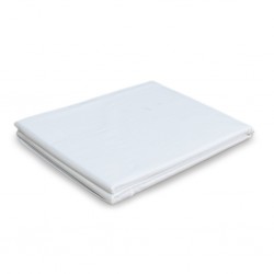 Flat Sheet 160x230+2 cm White Marrowing