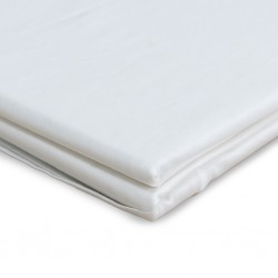 Flat Sheet 160x230+2 cm White Marrowing