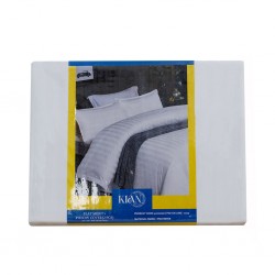 Flat Sheet & 2 Pillows 250X300 cm White