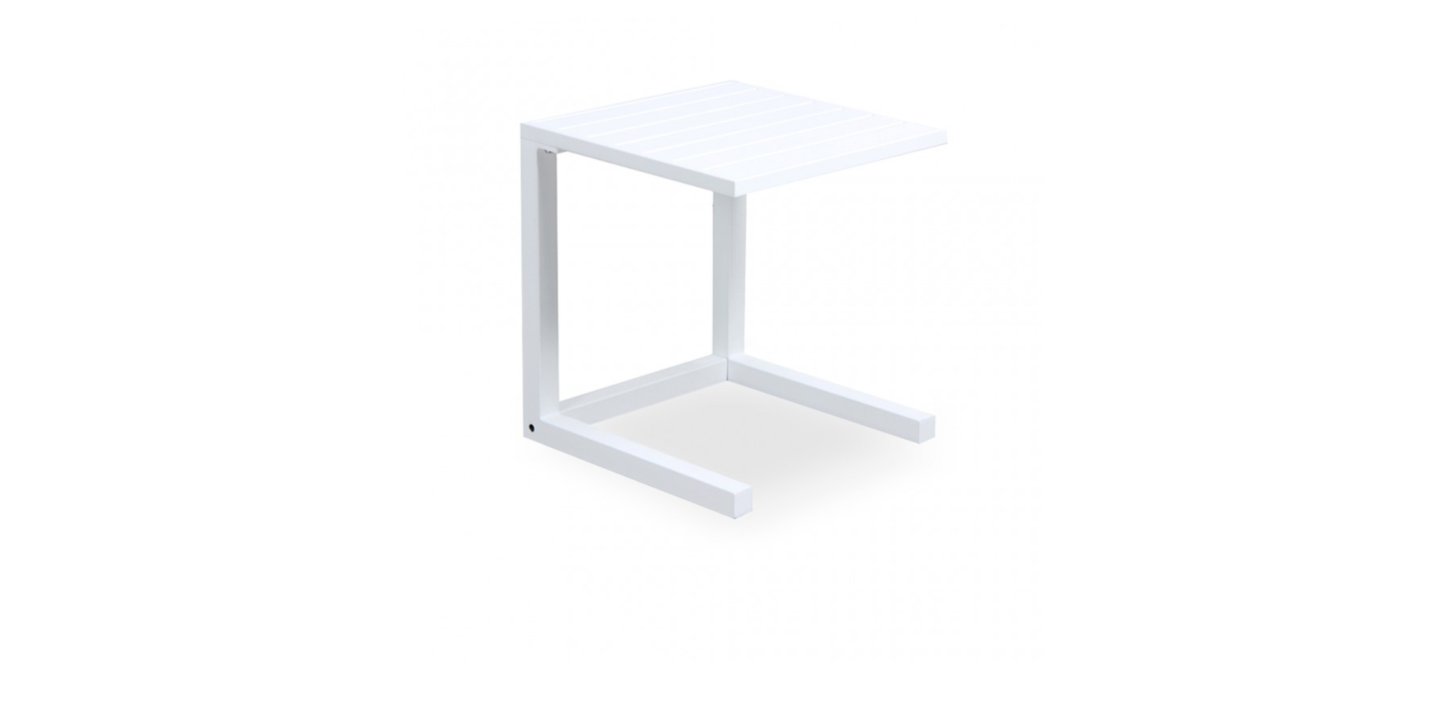 Matzo 'C' Side Table Matte White