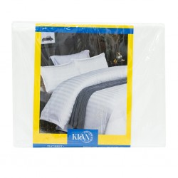 Flat Sheet & 2 Pillows 200X280 cm White