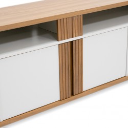 Belize Low TV Unit Freijo Trend/Off White