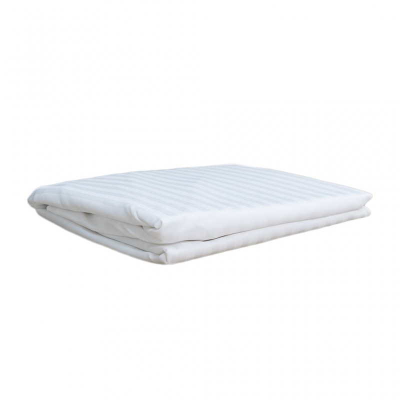 Fitted Sheet 160x200+25 cm White