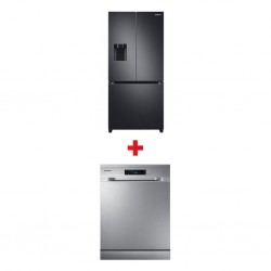 Samsung RF49A5202B1 Refrigerator + Samsung DW60M5050FS Dishwasher