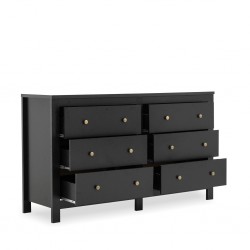 Maggiore Chest of Drawer Black Matte Color