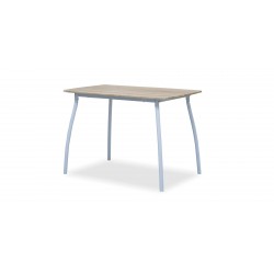 Jade Table White and 4 Chairs Grey Velvet