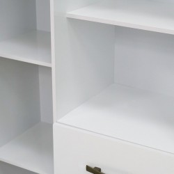 Sofia Cabinet 1 Door & 3 Drawers White