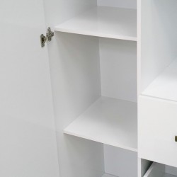 Sofia Cabinet 1 Door & 3 Drawers White