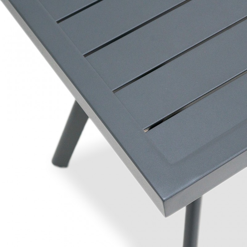 Daffodil Square Bistro Table Gunmetal
