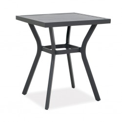 Daffodil Square Bistro Table Gunmetal