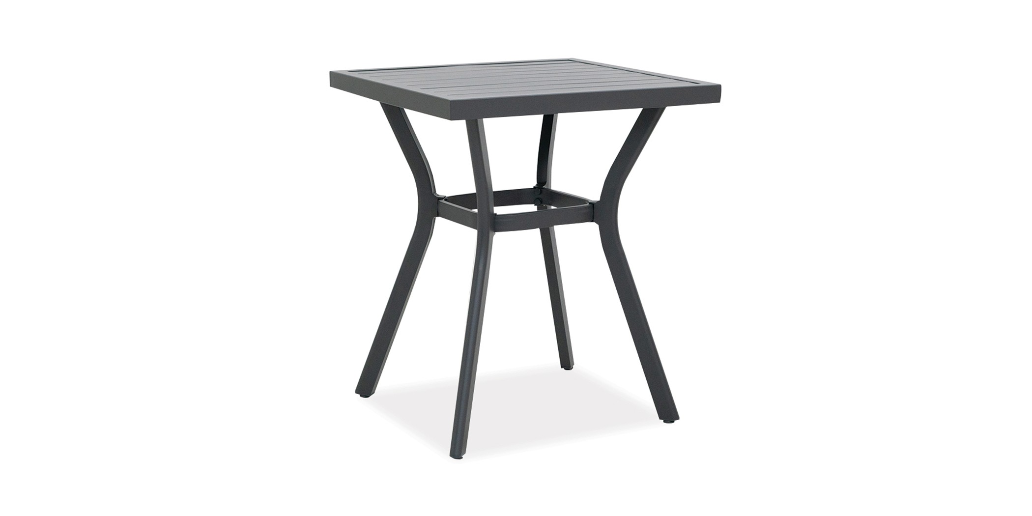 Daffodil Square Bistro Table Gunmetal