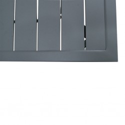 Daffodil Square Bistro Table Gunmetal