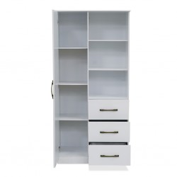 Sofia Cabinet 1 Door & 3 Drawers White
