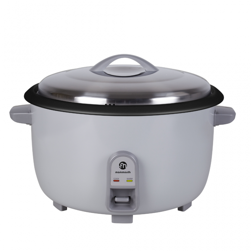 Mammouth RC1200 12L Silver Rice Cooker With Stainless Steel Lid Mammouth RC1200 12L Silver Rice Cooker With Stainless Steel Lid