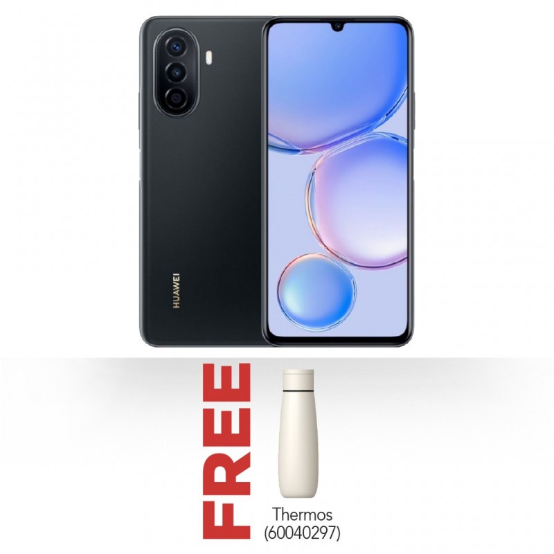 Huawei Nova Y71 Black & Free Huawei Bottle