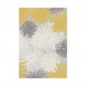 Rug 160x230 cm Yellow & White