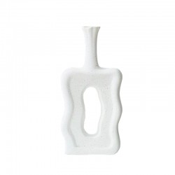 Vase Ceramic 21.2x4.2x9.5 cm White