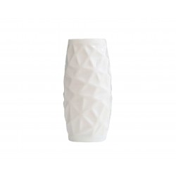 Vase Ceramic 8x8x22H cm White