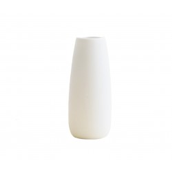 Vase Ceramic 5x6.5x20H cm White