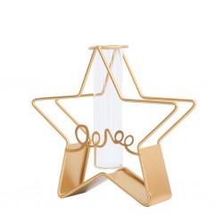 Star Decoration Metal Tabletop 6x20x19.5Hcm