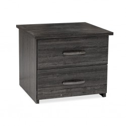 Willington Night Table In Plywood Black Oak