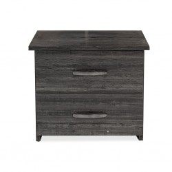 Willington Night Table In Plywood Black Oak