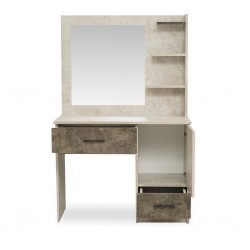 Berlis Dressing Table High Gloss Smokey Grey