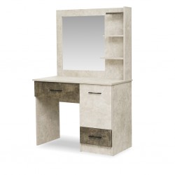 Berlis Dressing Table High Gloss Smokey Grey