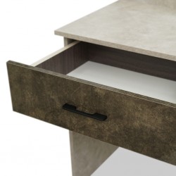 Berlis Dressing Table High Gloss Smokey Grey