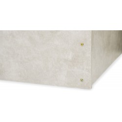 Berlis Bed 150x190 cm High Gloss Smokey Grey