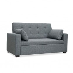 Pau Sofa Bed Grey Fabric