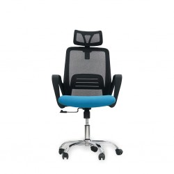 Stellar Malawi High Back Office Chair Black & Blue