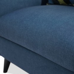 Kazaar 1 Seater Fabric Denim Col