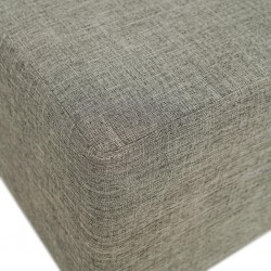 Picasso Ottoman in Plain L.Grey Fabric