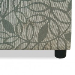 Picasso Ottoman in Pattern L.Grey Fabric