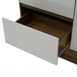 Wind Wardrobe 3 Doors Almond/Off White