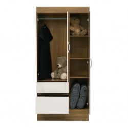 Wind Wardrobe 3 Doors Almond/Off White