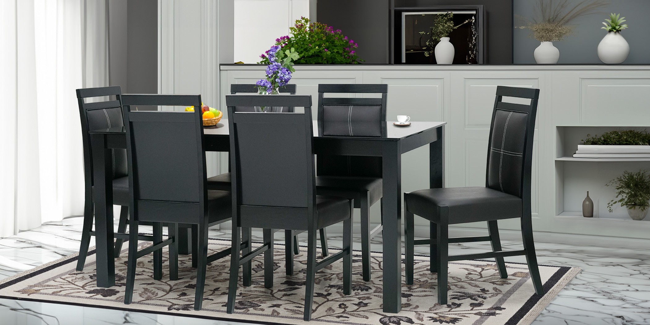 Gessica Table and 6 Chairs