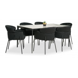 Modern Table and 6 Chairs
