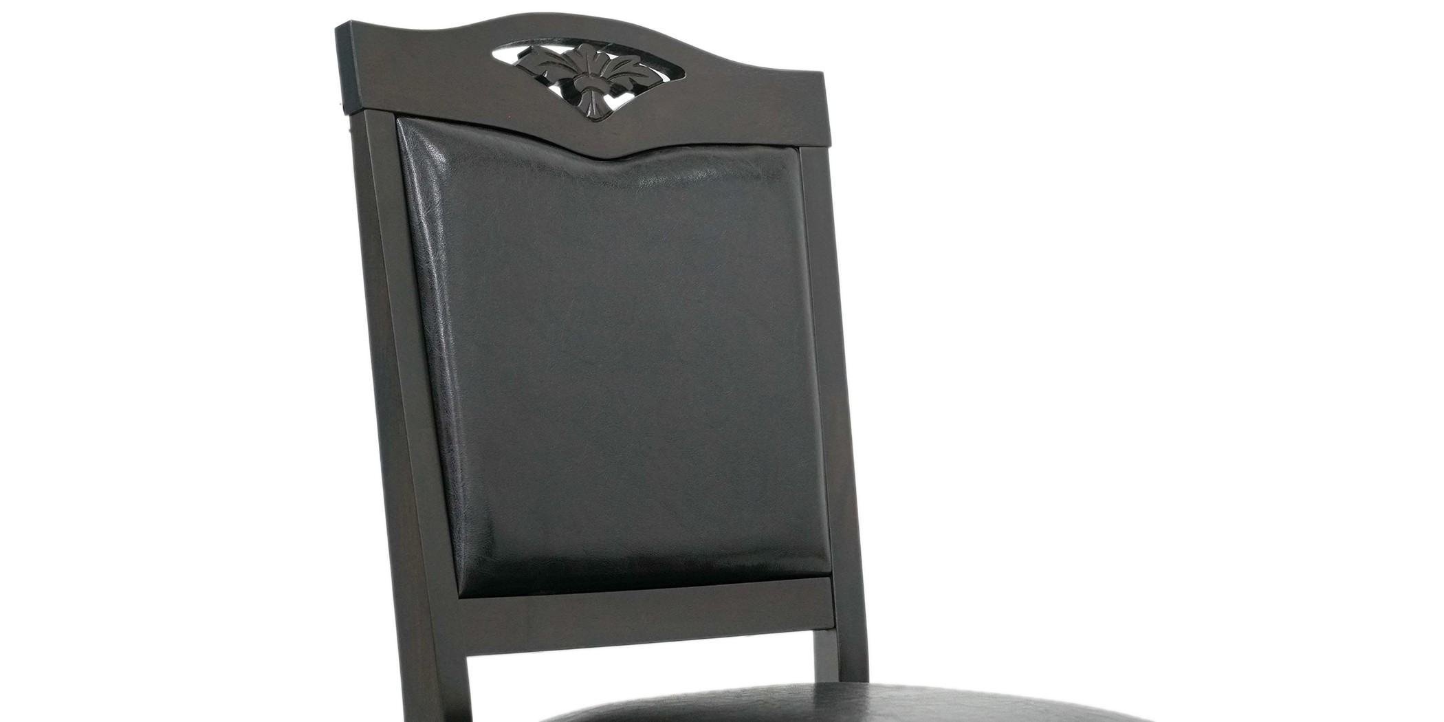 Kuka Table and 8 Chairs PU Dark Brown