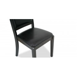 Kuka Table and 8 Chairs PU Dark Brown