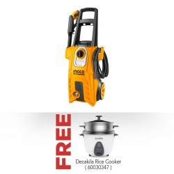 Ingco HPWR20008 150Bars Industrial High Pressure Cleaner & Free Decakila Rice Cooker